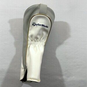 TaylorMade Kalea Gold Driver Head Cover White Gray Authentic